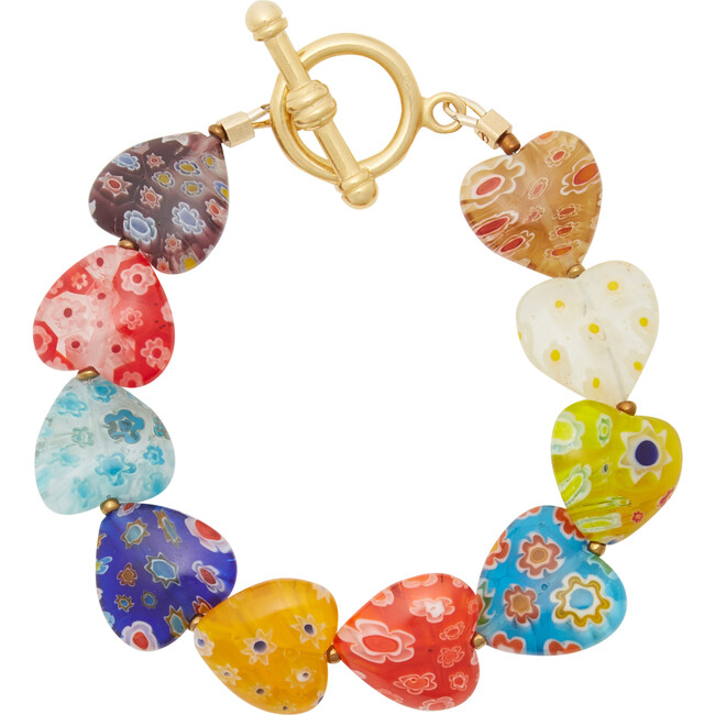 Women's Higher Love Beads Toggle Bracelet, Multicolors