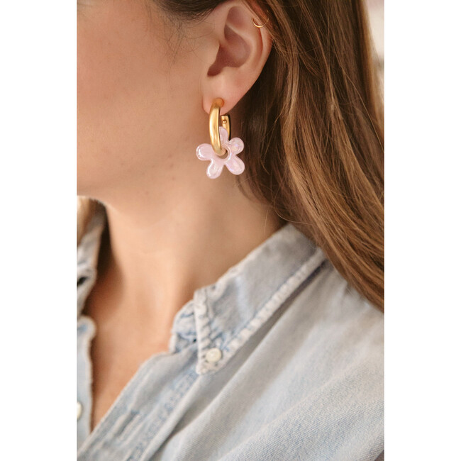 Women's Daydream Earrings, Rose & Kiwi - Earrings - 2