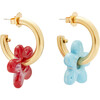 Women's Daydream Earrings, Cherry & Aqua - Earrings - 2