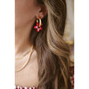 Women's Daydream Earrings, Cherry & Aqua - Earrings - 3