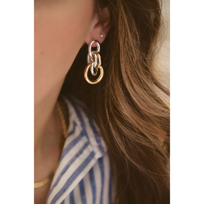 Women's Collins Earrings, Mixed Metal - Earrings - 2