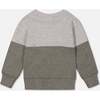 Super Soft Color-Block Quilted Pocket Top, Gray & Sage - T-Shirts - 3