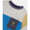 Super Soft Color-Block Brushed Jersey Pocket T-Shirt, Royal Blue - T-Shirts - 4