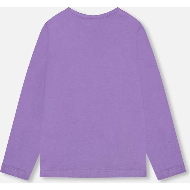 Shimmer & Shine Sequin Tic-Tac-Toe Long Sleeve T-Shirt, Purple - T-Shirts - 4