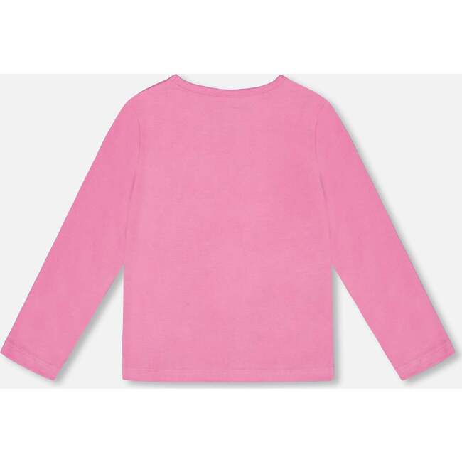 Shimmer & Shine Sequin Hearts Long Sleeve T-Shirt, Pink - T-Shirts - 4