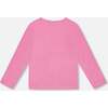 Shimmer & Shine Sequin Hearts Long Sleeve T-Shirt, Pink - T-Shirts - 4