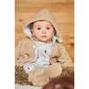 Sherpa Hooded Zip Jacket, Sand - Jackets - 2