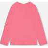 Raglan Sleeve T-Shirt With Print, Candy Pink - T-Shirts - 3