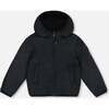 Reversible Sherpa Jacket, Black - Puffers & Down Jackets - 6