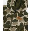 Reversible Sherpa Jacket, Camouflage Green - Puffers & Down Jackets - 5