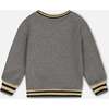 Super Soft Brushed Flat Back Rib Sweatshirt, Dark Gray - Sweatshirts - 4