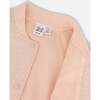 Quilted Long Sleeve Overshirt, Light Pink - Jackets - 5