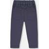 Stretch Twill Pleated Knee Jogger Pants, Dark Grey - Pants - 3