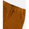 Stretch Corduroy Jogger Pants, Caramel Brown - Pants - 5