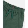 Stretch Twill Cargo Jogger Pants, Forest Green - Pants - 5