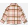 Overshirt Wool-Effect With Pockets, Plaid Pink, Nougat & Off-White - Jackets - 4