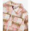 Overshirt Wool-Effect With Pockets, Plaid Pink, Nougat & Off-White - Jackets - 5