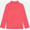 Super Soft Brushed Long Sleeve Mock Neck Top, Magenta - T-Shirts - 4