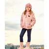 Reversible Textured Plush Jacket, Pink - Puffers & Down Jackets - 2