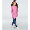 Graphic Pring Raglan Sleeve Front Pocket Tunic, Pink - T-Shirts - 2