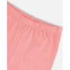 Organic Cotton Graphic Print Knee Legging, Pink - Leggings - 4