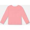 Organic Cotton Graphic Print Long Sleeve T-Shirt, Pink - T-Shirts - 4