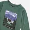 Long Sleeve T-Shirt With Print, Forest Green - T-Shirts - 4