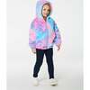 Faux Fur Hooded Cardigan, Multicolor - Jackets - 2