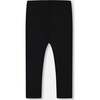 Corduroy Rib Leggings, Black - Leggings - 2