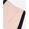 Contrast Front Wrapped Mini Skort, Light Pink - Skirts - 4