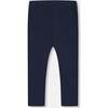 Corduroy Rib Leggings, Navy - Leggings - 3