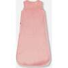 Apple Embroidered Plush Sleeveless Sleep Sack, Light Pink - Pajamas - 2