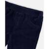 Corduroy Velvet Pocket Tregging, Navy - Leggings - 5