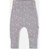 Apples Print Organic Cotton Evolutive Pant, Gray - Pants - 5