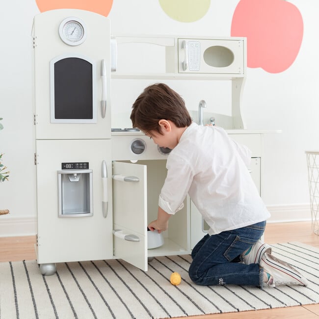 Little Chef Westchester Retro Play Kitchen, White - Play Kitchens - 10