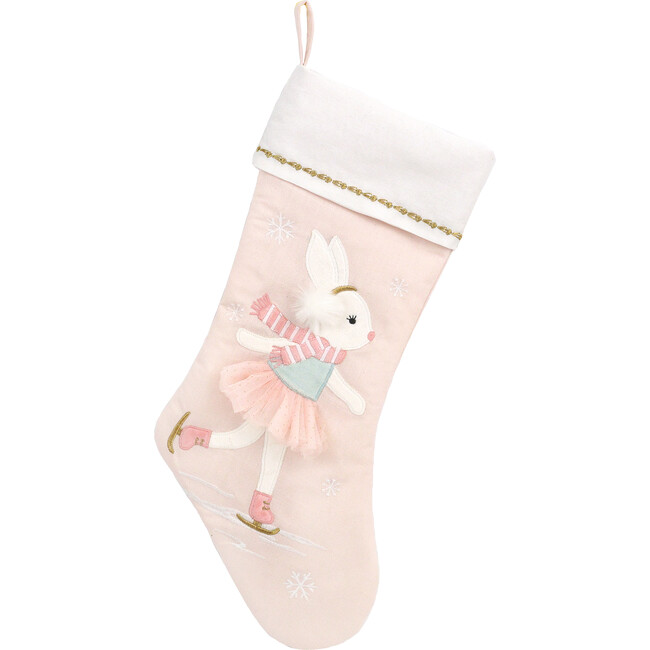 Skating Bunny Stocking