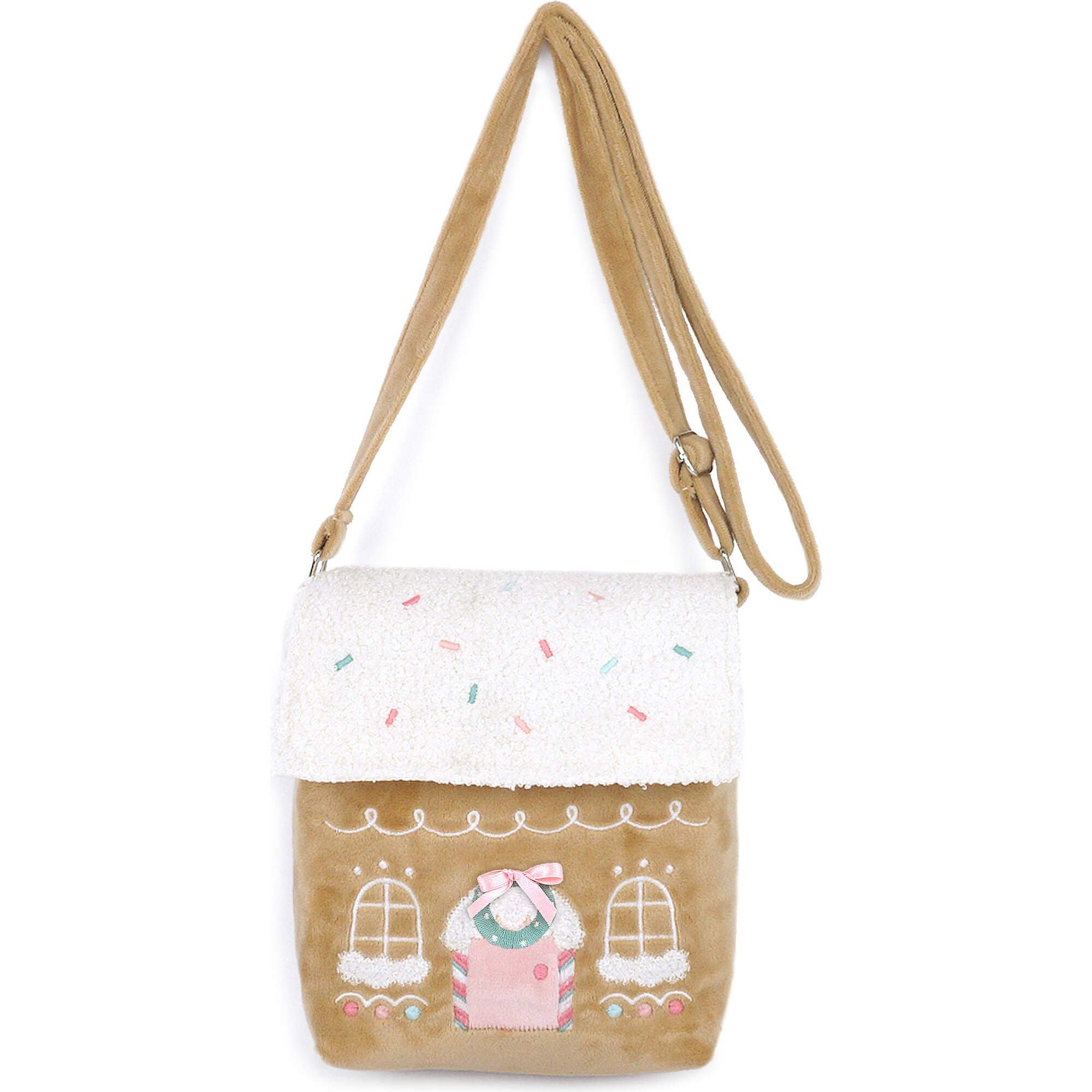 Gingerbread House Cross Body Purse - Bags - 1