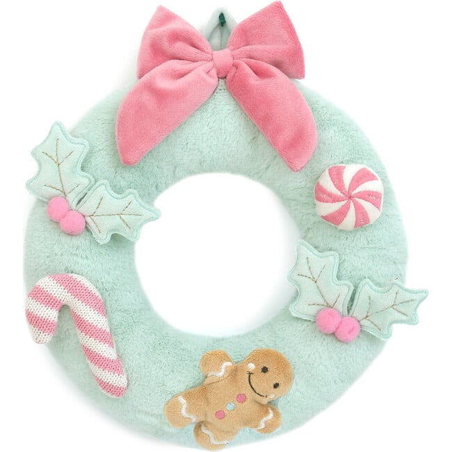 Festive Wreath Plush Toy, Mint