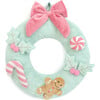 Festive Wreath Plush Toy, Mint - Plush - 1 - thumbnail