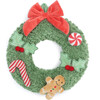 Festive Wreath Plush Toy, Green - Plush - 1 - thumbnail