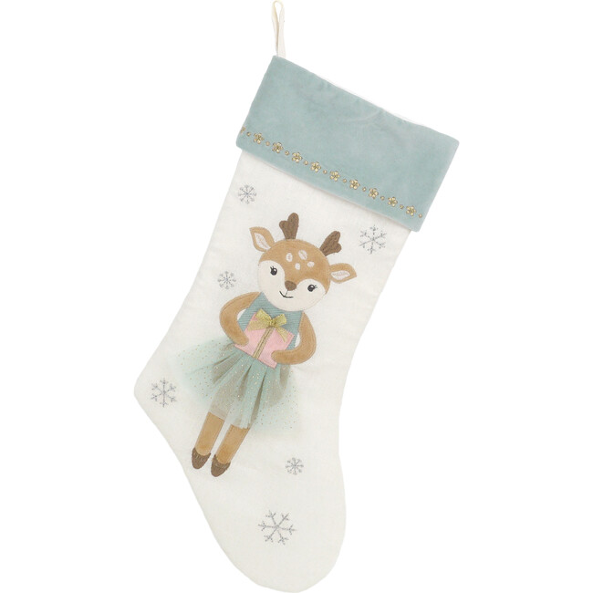 Holiday Fawn Stocking