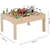 Preschool Play Lab Kids 85-pc. Wooden Train Table Play Set - Transportation - 3