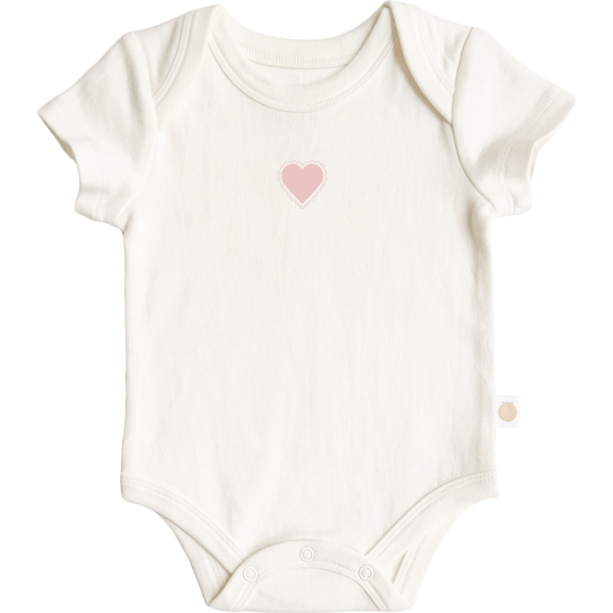 Baby Onesie, Pink Heart - Onesies - 1