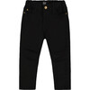 Stretch Twill Straight Leg Pants, Black - Pants - 1 - thumbnail