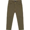 Stretch Twill Straight Leg Pants, Khaki Green - Pants - 1 - thumbnail