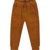 Stretch Corduroy Jogger Pants, Caramel Brown - Pants - 1 - thumbnail