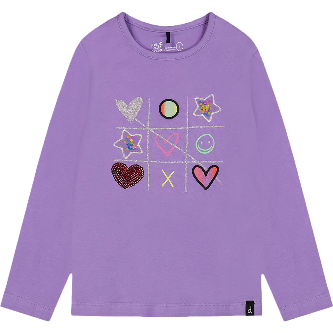 Shimmer & Shine Sequin Tic-Tac-Toe Long Sleeve T-Shirt