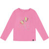 Shimmer & Shine Sequin Hearts Long Sleeve T-Shirt, Pink - T-Shirts - 1 - thumbnail