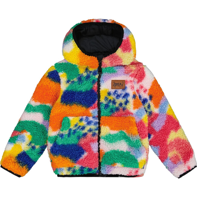 Reversible Sherpa Jacket, Multicolors