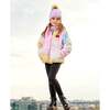 Reversible Tie-Dye Sherpa Jacket, Lilac - Puffers & Down Jackets - 2